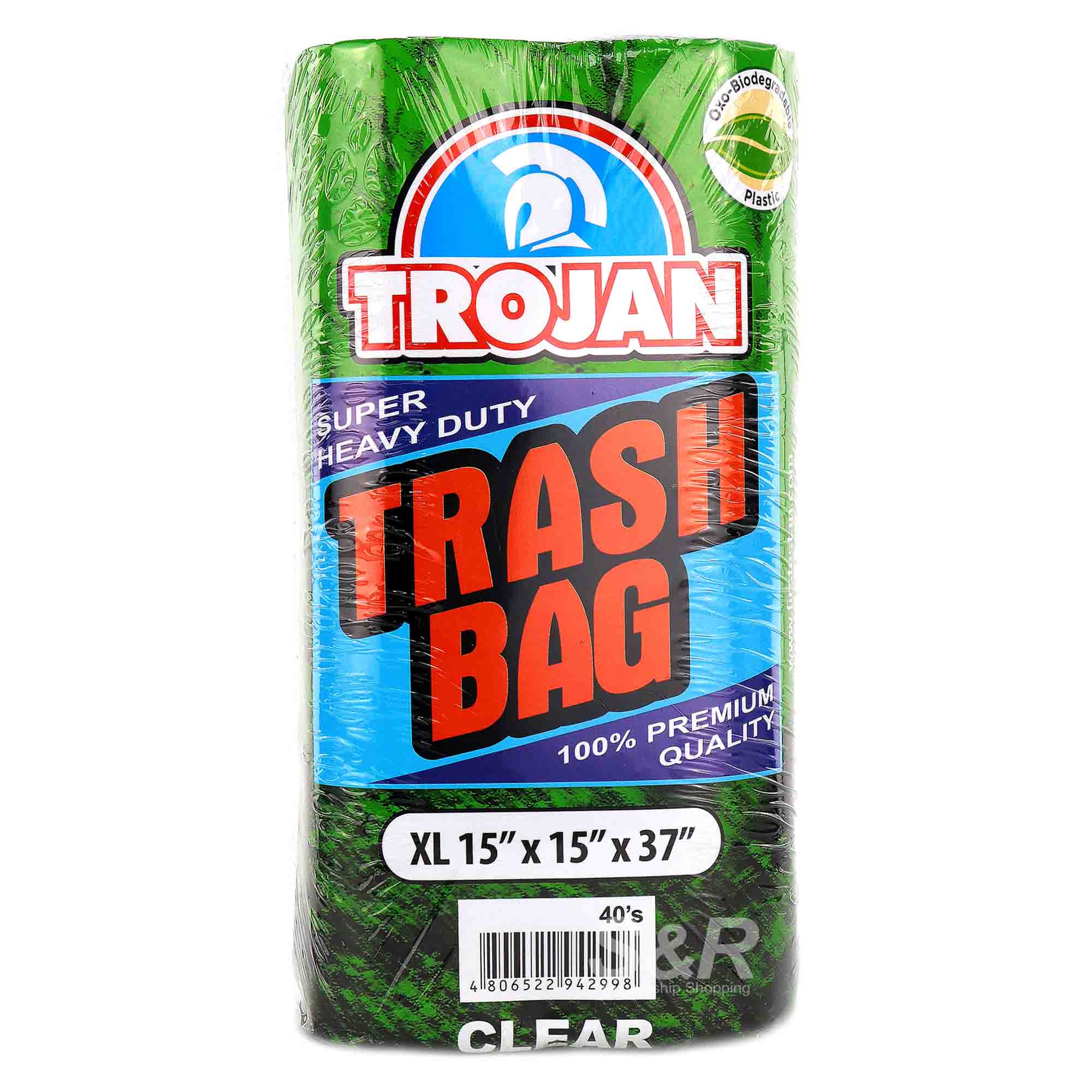 Trojan Super Heavy Duty Trash Bag XL 40pcs